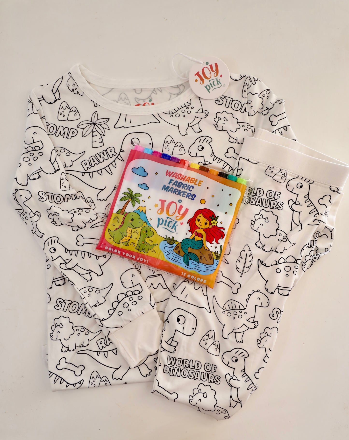 Dinosaur Colorable Pajamas