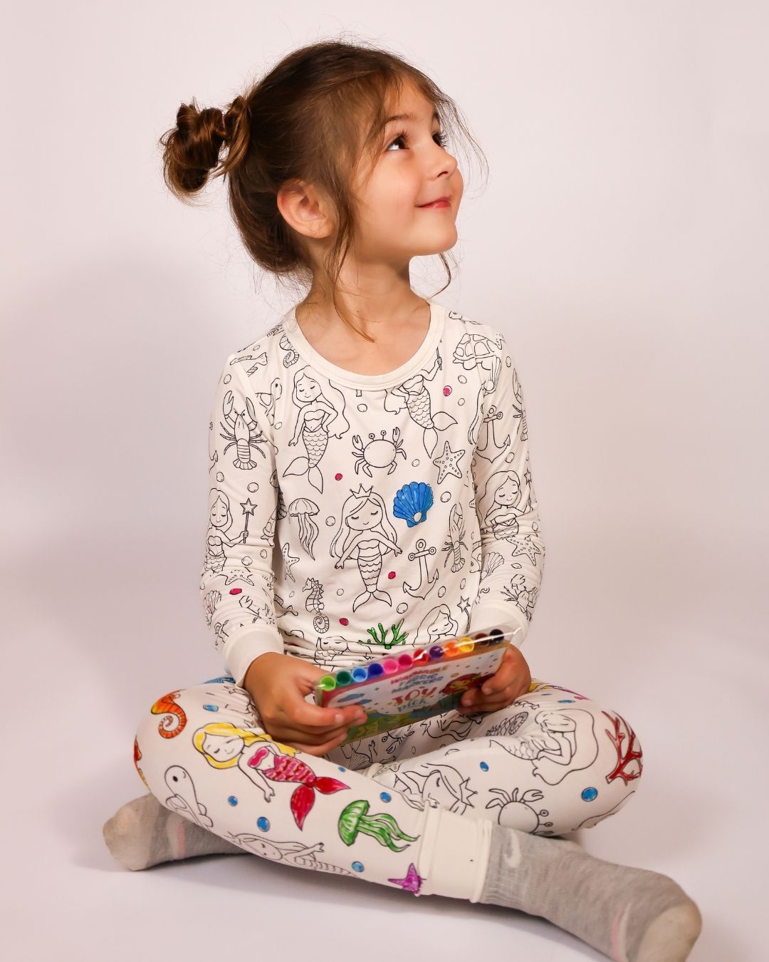 Mermaid Colorable Pajamas