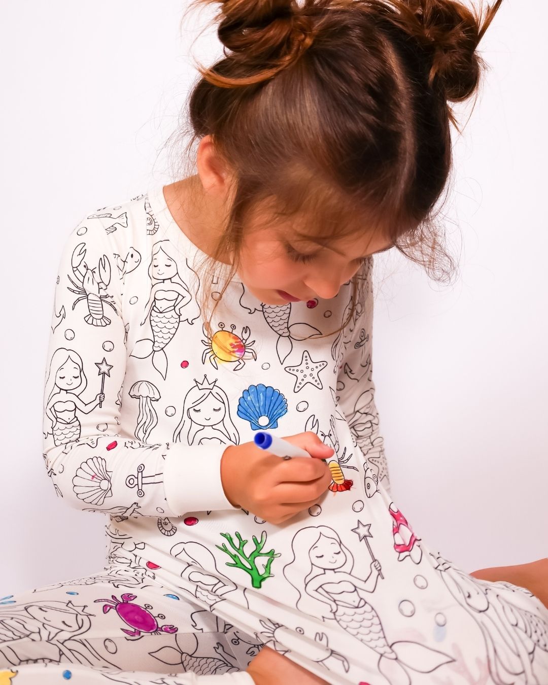 Mermaid Colorable Pajamas