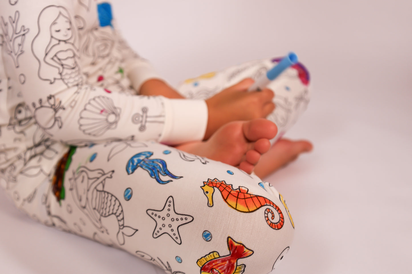 Mermaid Colorable Pajamas