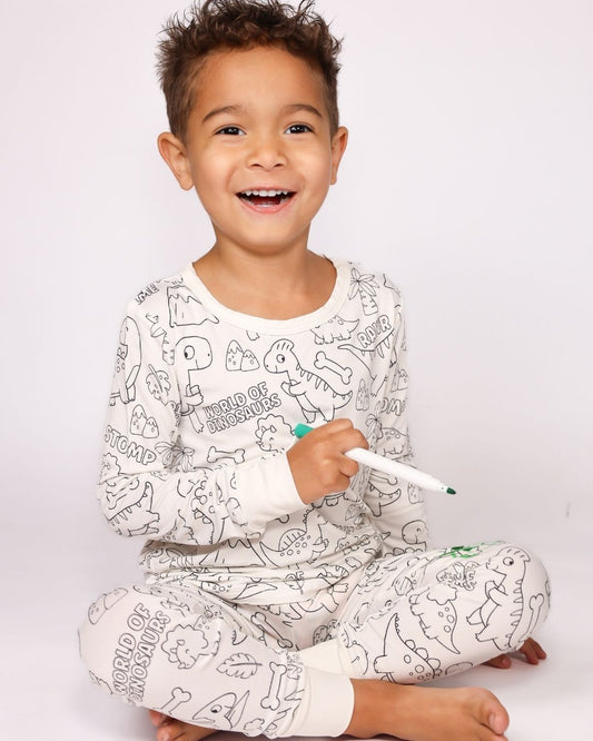 Dinosaur Colorable Pajamas