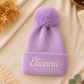 Personalized Pom Pom Baby Beanie