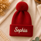 Personalized Pom Pom Baby Beanie