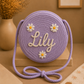 Personalized Handmade Round Crossbody Kids Bag