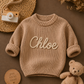 Personalized Handmade Knit Baby Sweater