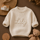 Personalized Handmade Knit Baby Sweater