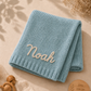 Personalized Handmade Knit Baby Blanket