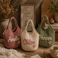 Personalized Handmade Crochet Kids Tote Bag