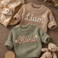 Personalized Handmade Knit Baby Sweater