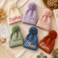 Personalized Pom Pom Baby Beanie